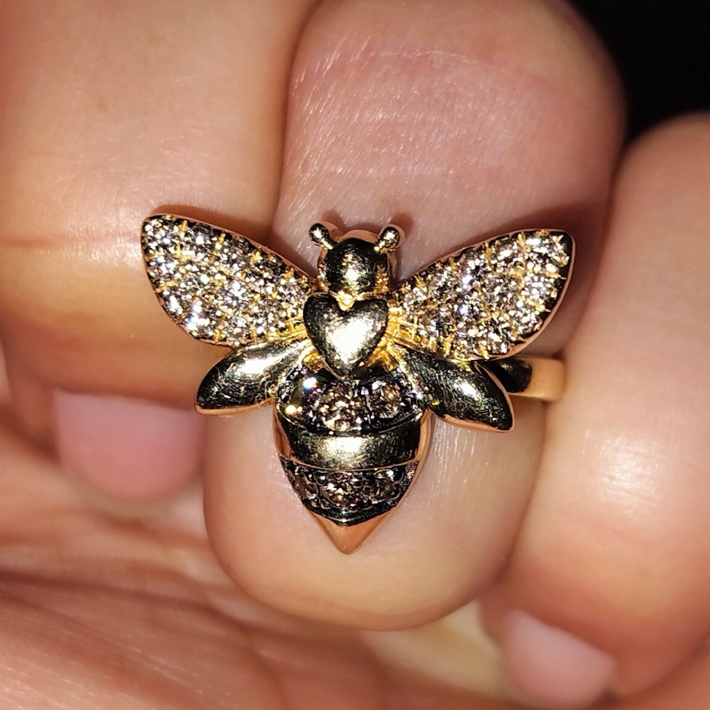 Le Vian 14k Honey Gold Bee Ring